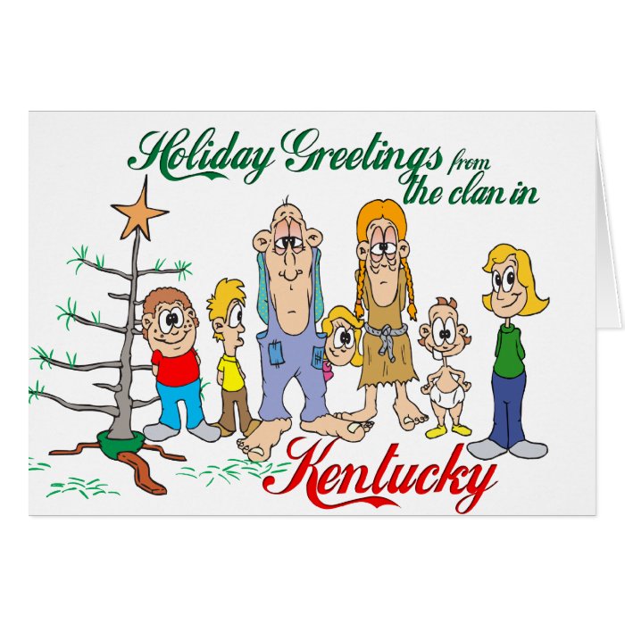 Holiday Greetings Kentucky Greeting Cards
