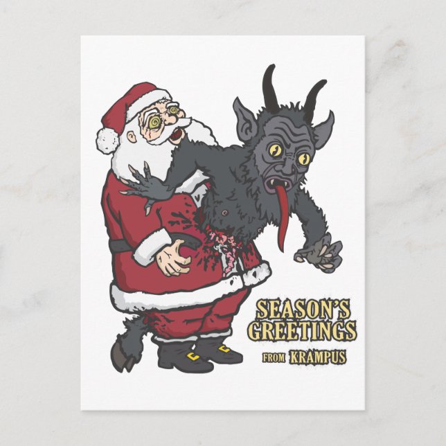 Holiday Greetings from Krampus (and Santa) (Front)