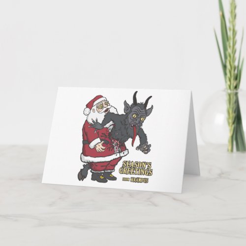 Holiday Greetings from Krampus and Santa