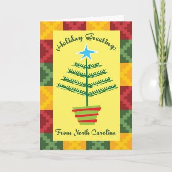 Holiday Greetings From North Carolina by freespiritdesigns at Zazzle