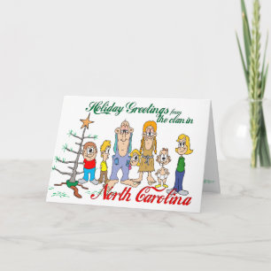 Holiday Greetings from North Carolina Card