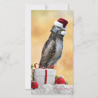 Holiday Greetings from Oliver on 4x8-in. FLAT card