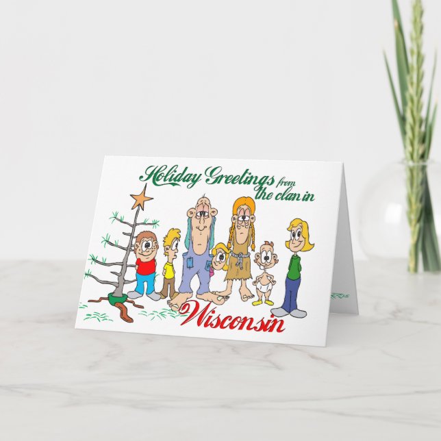 Holiday Greetings from Wisconsin Card (Front)