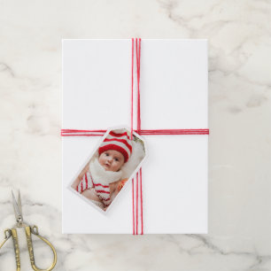 Holiday Greetings   Modern and Simple Photo Gift Tags