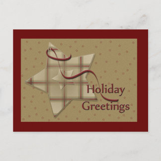 Holiday Greetings Postcard