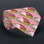 Holiday Ham Christmas Easter Dinner Food Print Neck Tie<br><div class="desc">Necktie features an original marker illustration of a sliced ham on a platter. Perfect for Christmas or Easter dinner!

This design is also available on other products. Don't see what you're looking for? Contact Rebecca to have something designed just for you.</div>