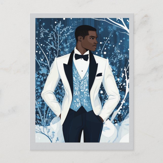 HOLIDAY HANDSOME #3 Postcard (Front)