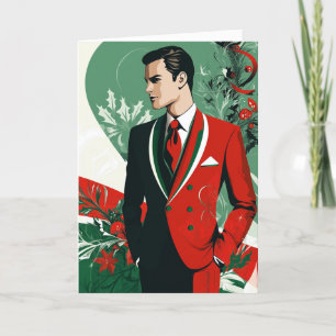 HOLIDAY HANDSOME #4 NOTE CARD