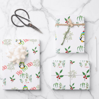 Holiday Happiness Wrapping Paper Sheets