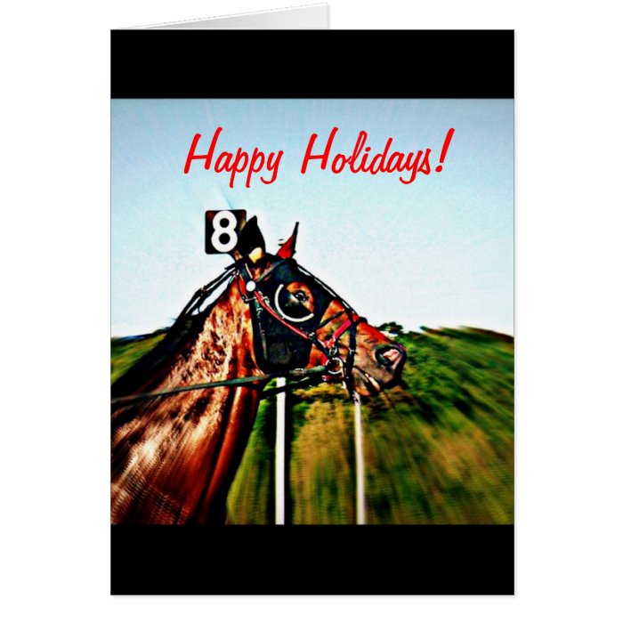 Holiday Harness Racing Christmas Card