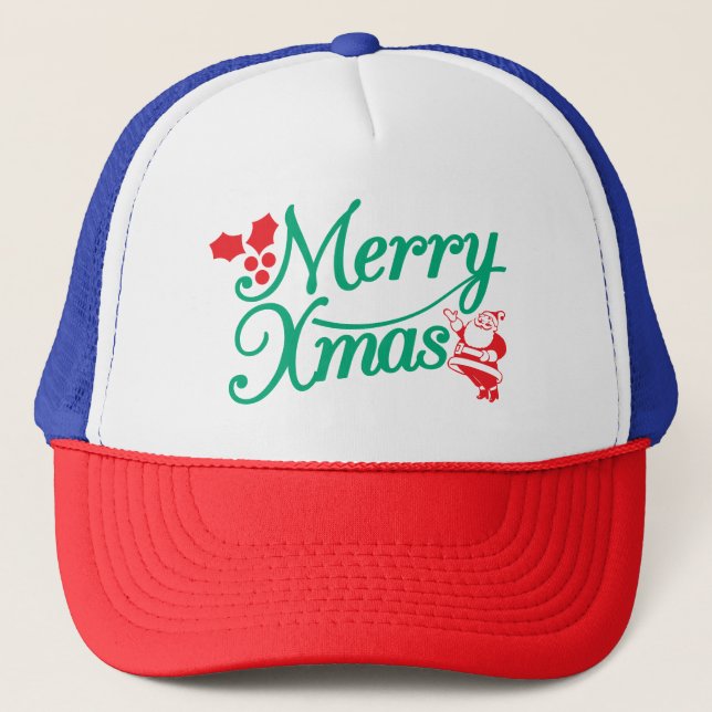 Holiday Hat – Merry & Bright Seasonal Style (Front)