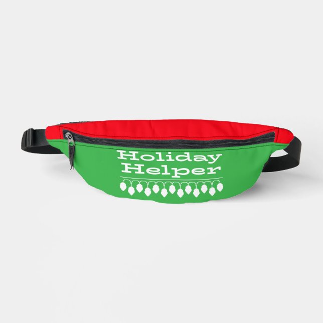 Holiday Helper Festive Fanny Pack (Front)