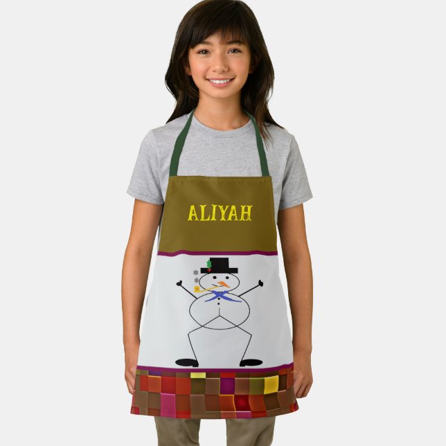 "Holiday Helper" (Personalize Me) Apron (Insitu)