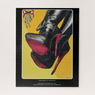 'Holiday Hijinks, the Taste was Sour' Painting on Jigsaw Puzzle