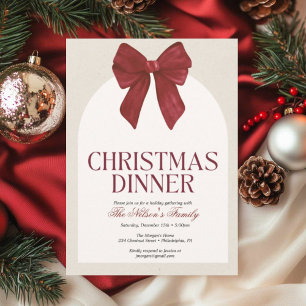 Holiday Holly Christmas Party Invitation