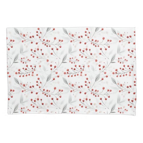 Holiday Holly Pillow Case