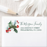 Holiday Holly Return Address Labels<br><div class="desc">These lovely and festive address labels are perfect for your holiday mailing!</div>