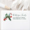 Holiday Holly Return Address Labels