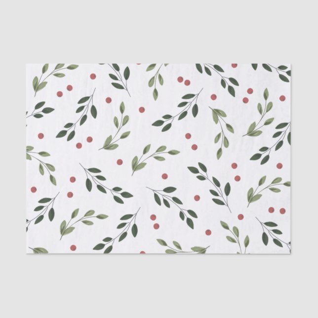 Holiday Holly Tissue Paper (Front)