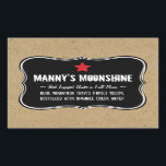 Holiday Home Brew or Moonshine Gift Label<br><div class="desc">Decorate a cookie swap treat or a home made gift with these bright and stylish holiday gift or jar labels for all your home made Christmas gifts. Candy canes with a tag that reads "Wishing You All the Sweetness of the Season" decorate this lighthearted Holiday design in a craft paper...</div>