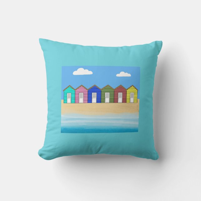Holiday Home Throw Pillow (Front)