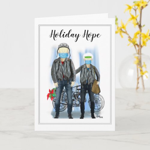 Holiday Hope _ Better Things to Come Biker Couple Card