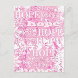 Holiday Hope Breast Cancer Awareness Products Postcard