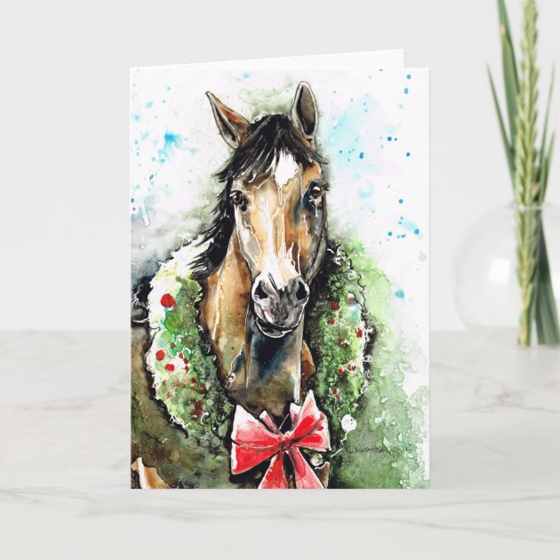 Holiday Horse Christmas Cards Zazzle Com   Holiday Horse Christmas Cards R1b7454280b0a44859cfe90dcb47325fb Tcvuk 630 