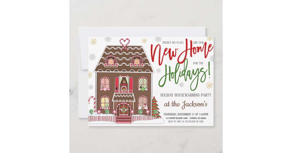 Holiday Housewarming Party Invitation Zazzle