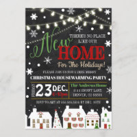 Holiday Housewarming Party Invitation