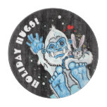 Holiday Hugs Yeti! Cutting Board