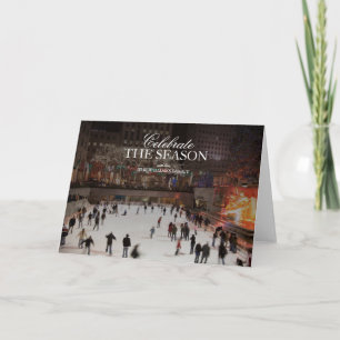 Holiday Ice Skating Rink at Rockefeller Center Card
