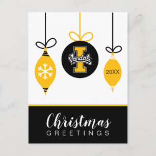 Holiday Idaho Vandals Logo Postcard