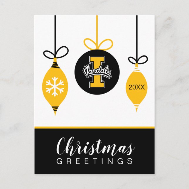 Holiday | Idaho Vandals Logo Postcard (Front)