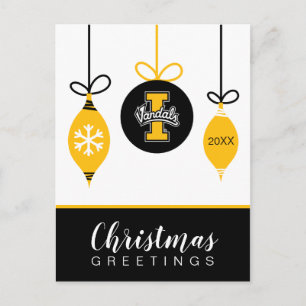 Holiday Idaho Vandals Logo Postcard