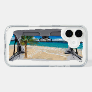 holiday illustration iPhone 16 case