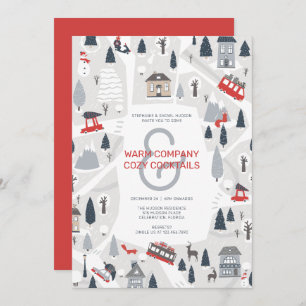 Holiday in the City Christmas Party Invitation