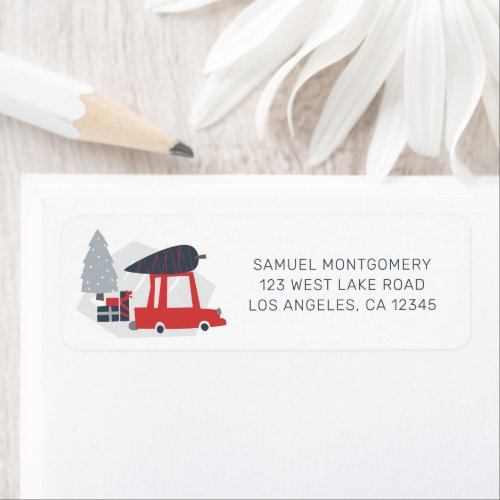 Holiday in the City Return Address Label