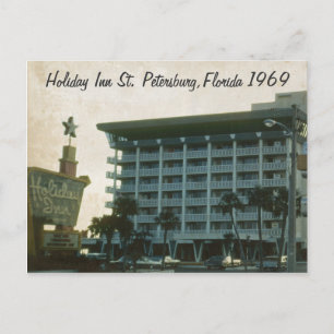 Holiday Inn St. Petersburg Florida 1969 Postcard