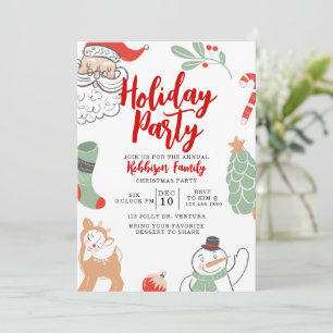 Holiday Invitation, Holiday Party, Christmas Party Invitation