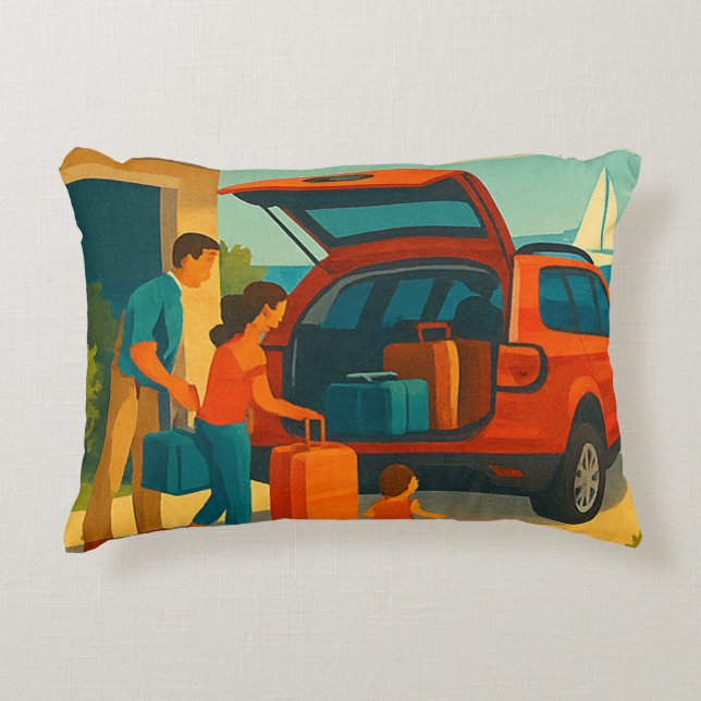 Holiday is accent pillow (Front)