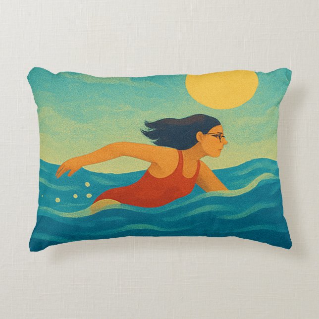 Holiday is accent pillow (Front)