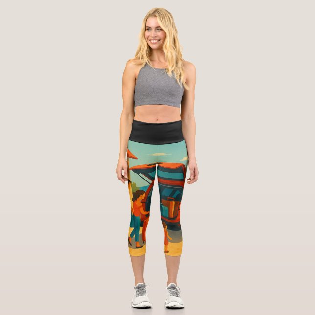 Holiday is capri leggings (Front)