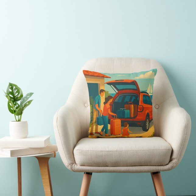 Holiday is throw pillow (Chair)