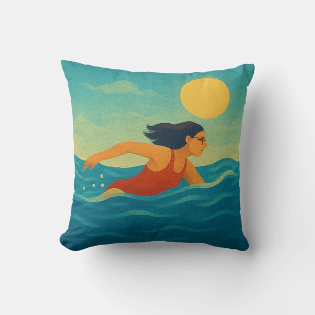 Holiday is throw pillow (Front)