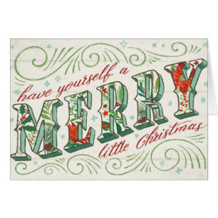 Holiday Joy Merry Little Christmas Cards
