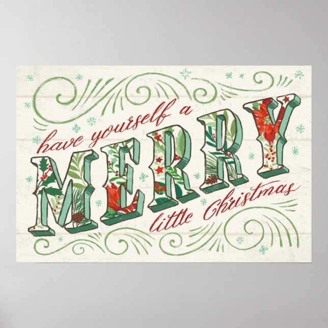 Holiday Joy | Merry Little Christmas Poster (Front)