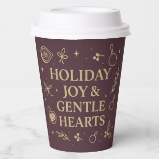 Holiday Joy Paper cup