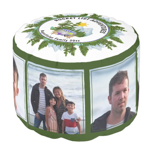 Holiday Keepsake Family Photo Pouf