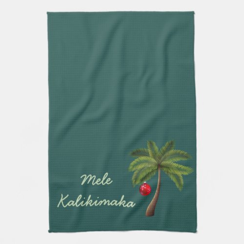 Holiday Kitchen Towel_Mele Kalikimaka Kitchen Towel